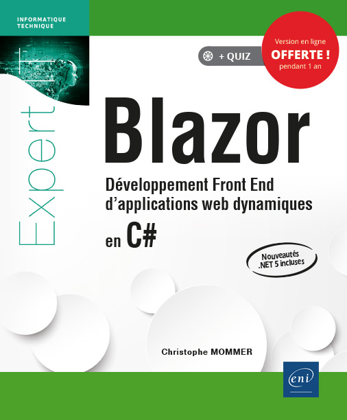 Blazor, développement Front End d'applications web dynamiques en C#